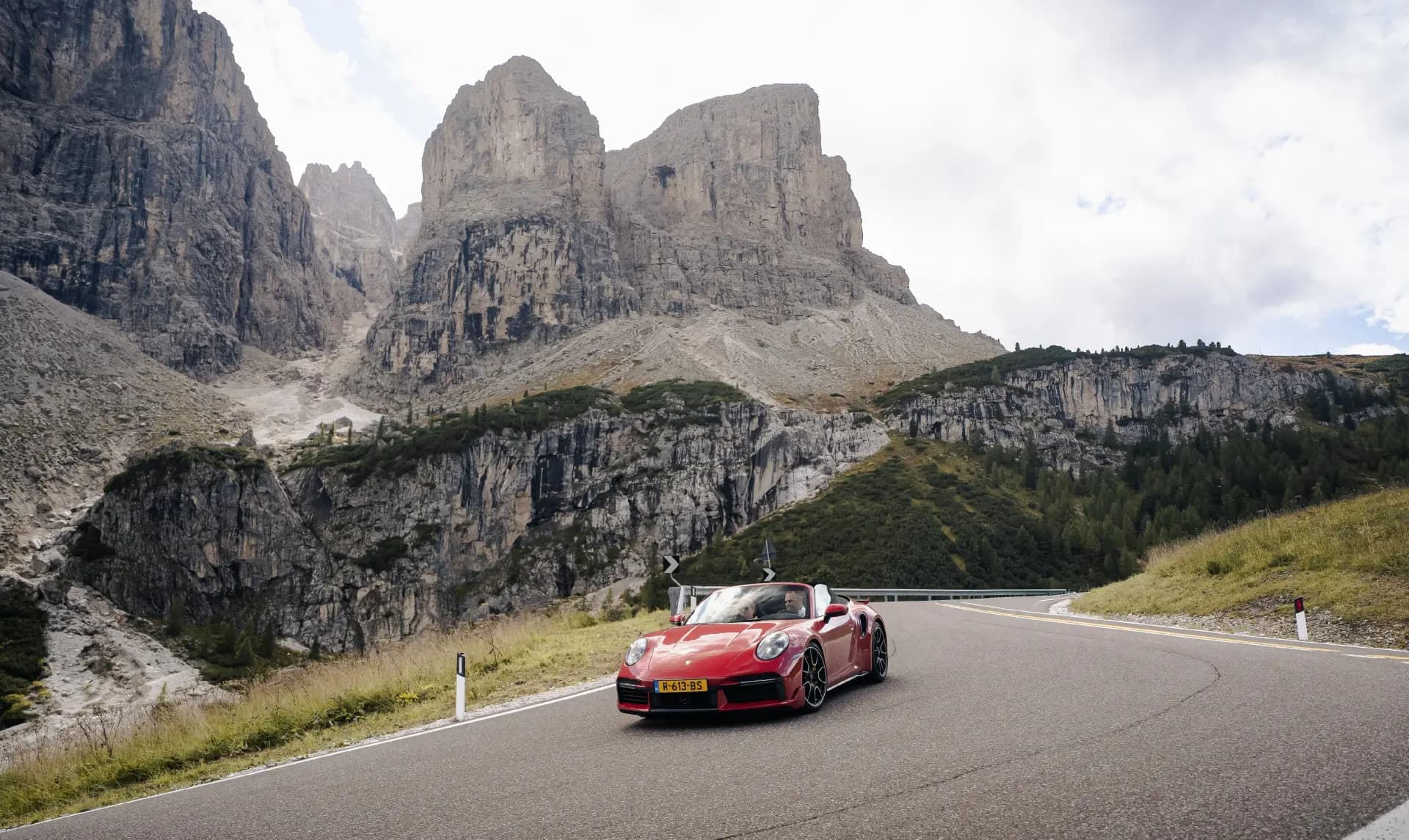 Porsche on Alpine Road